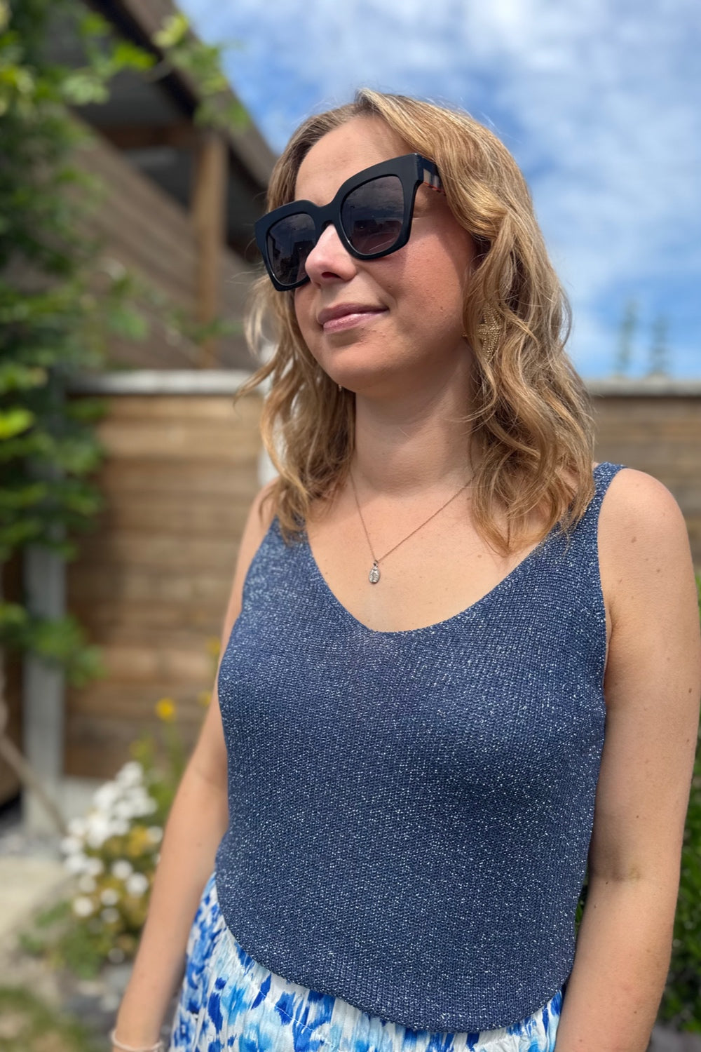 Top à paillettes Mira
