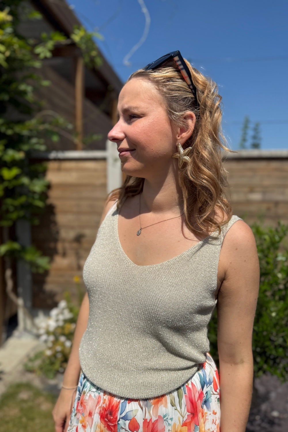 Top à paillettes Mira