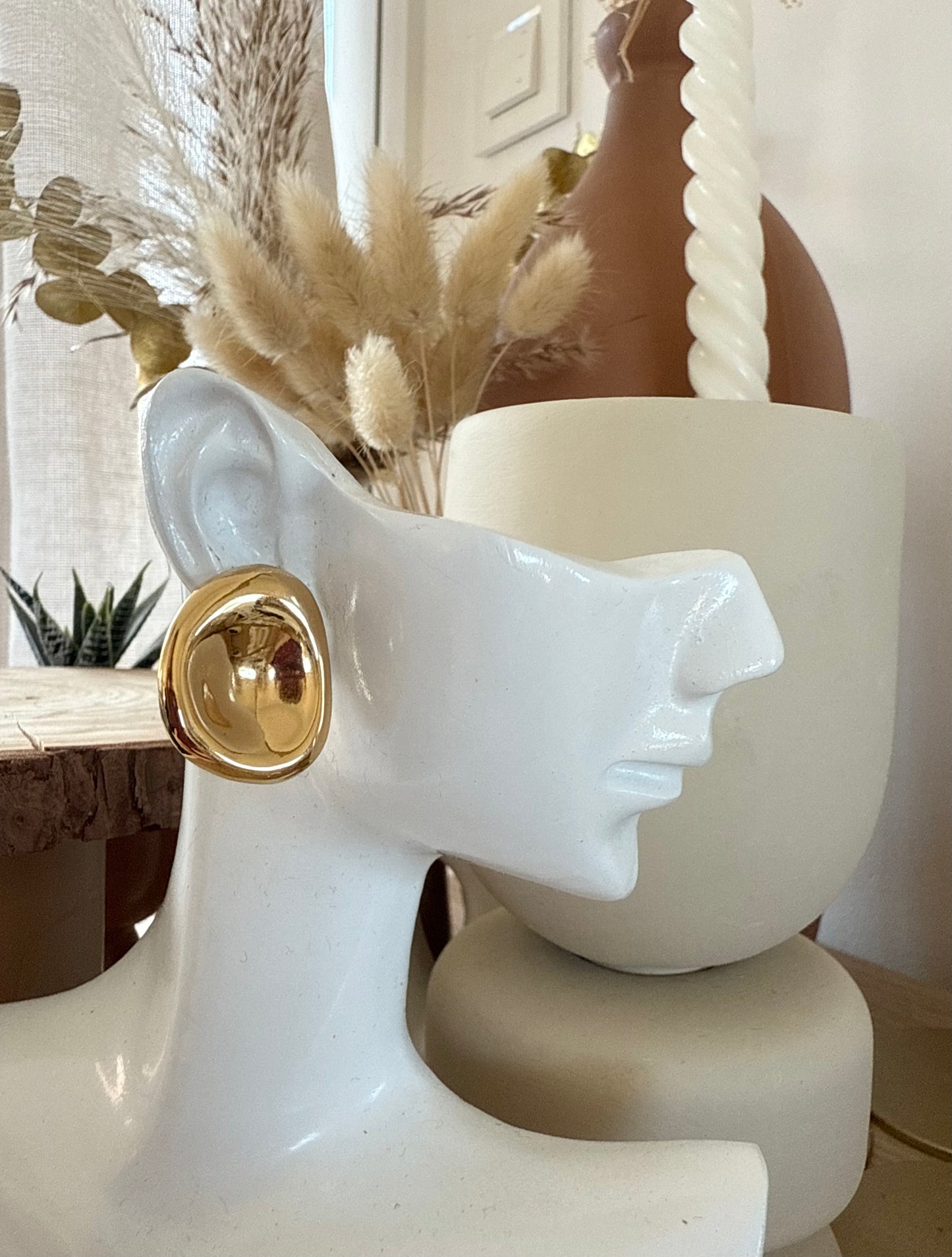 Boucles d'oreilles boutons