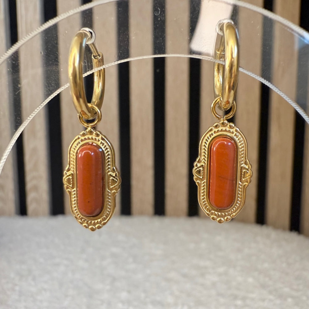 Boucles d'oreilles Terracotta
