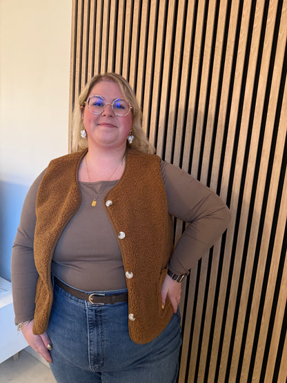 Sans manche Marine petite et grande taille