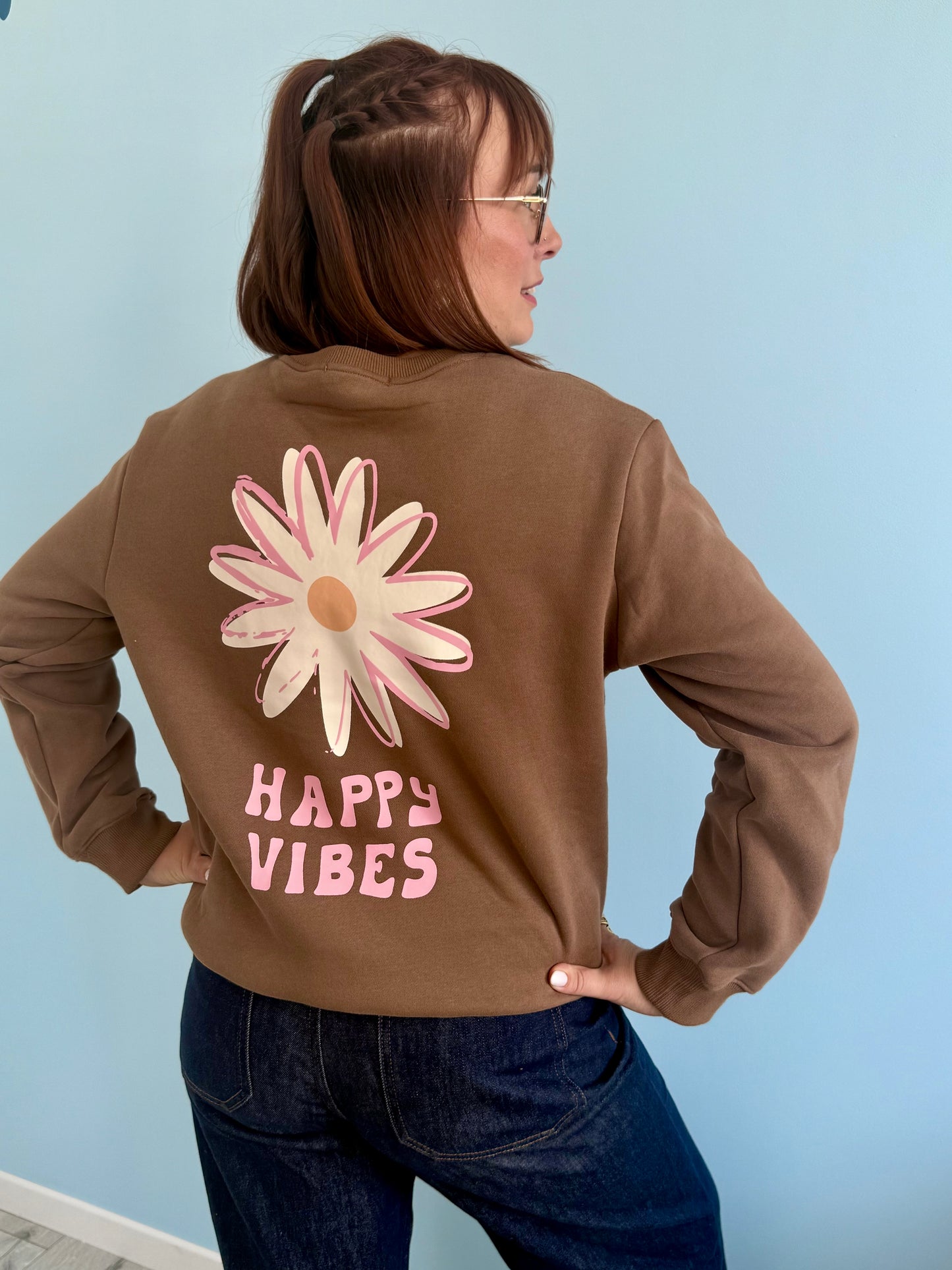 Sweat femme happy Vibes
