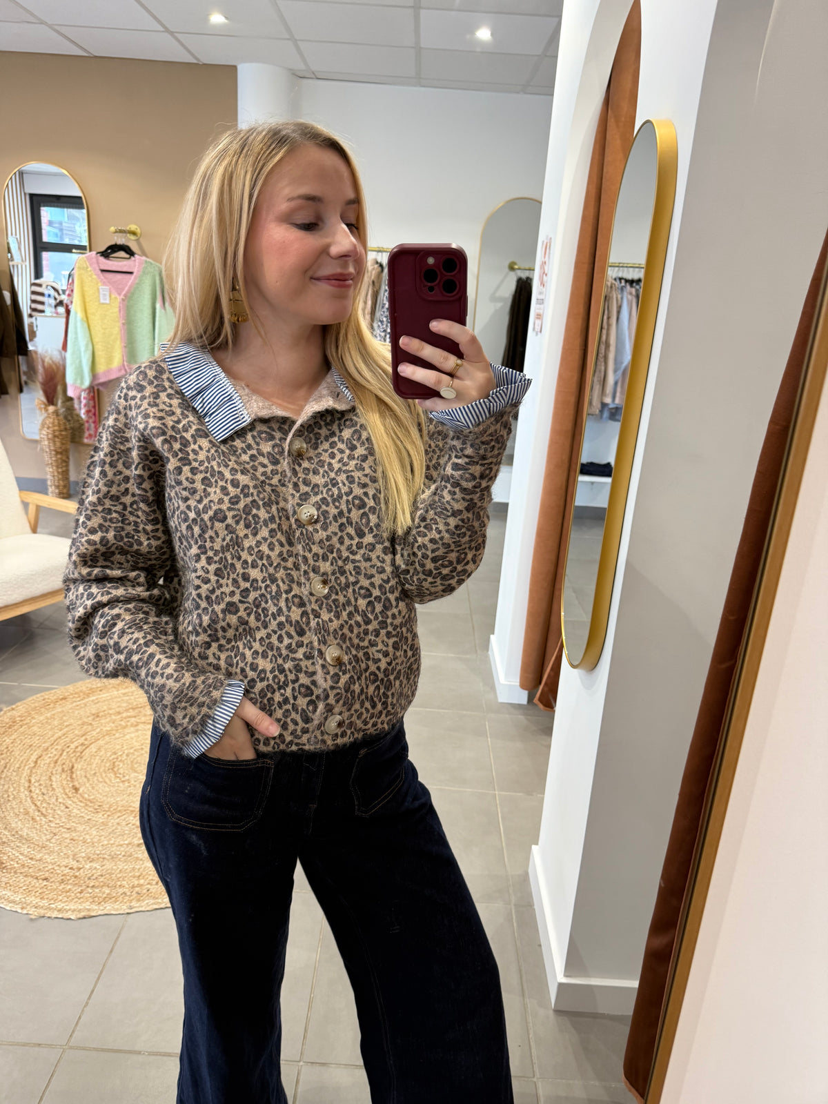Gilet leopard