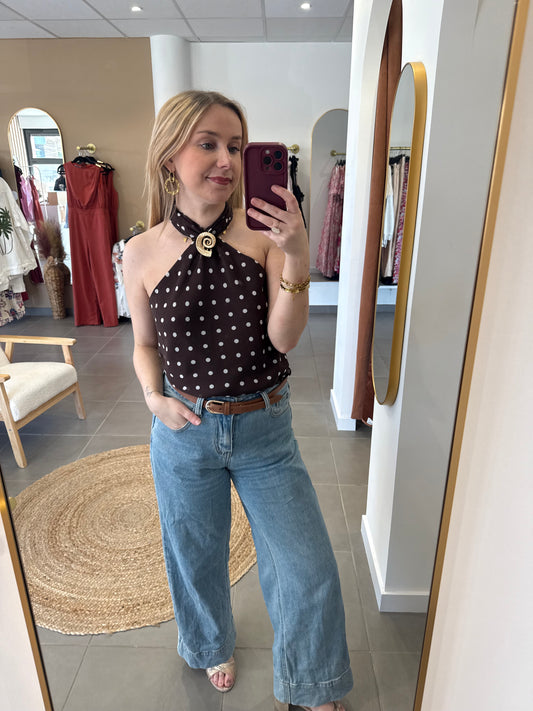 Top à pois