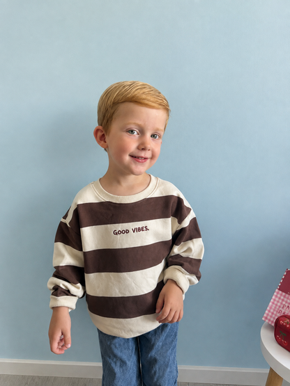 Sweat enfant mixte good vibes