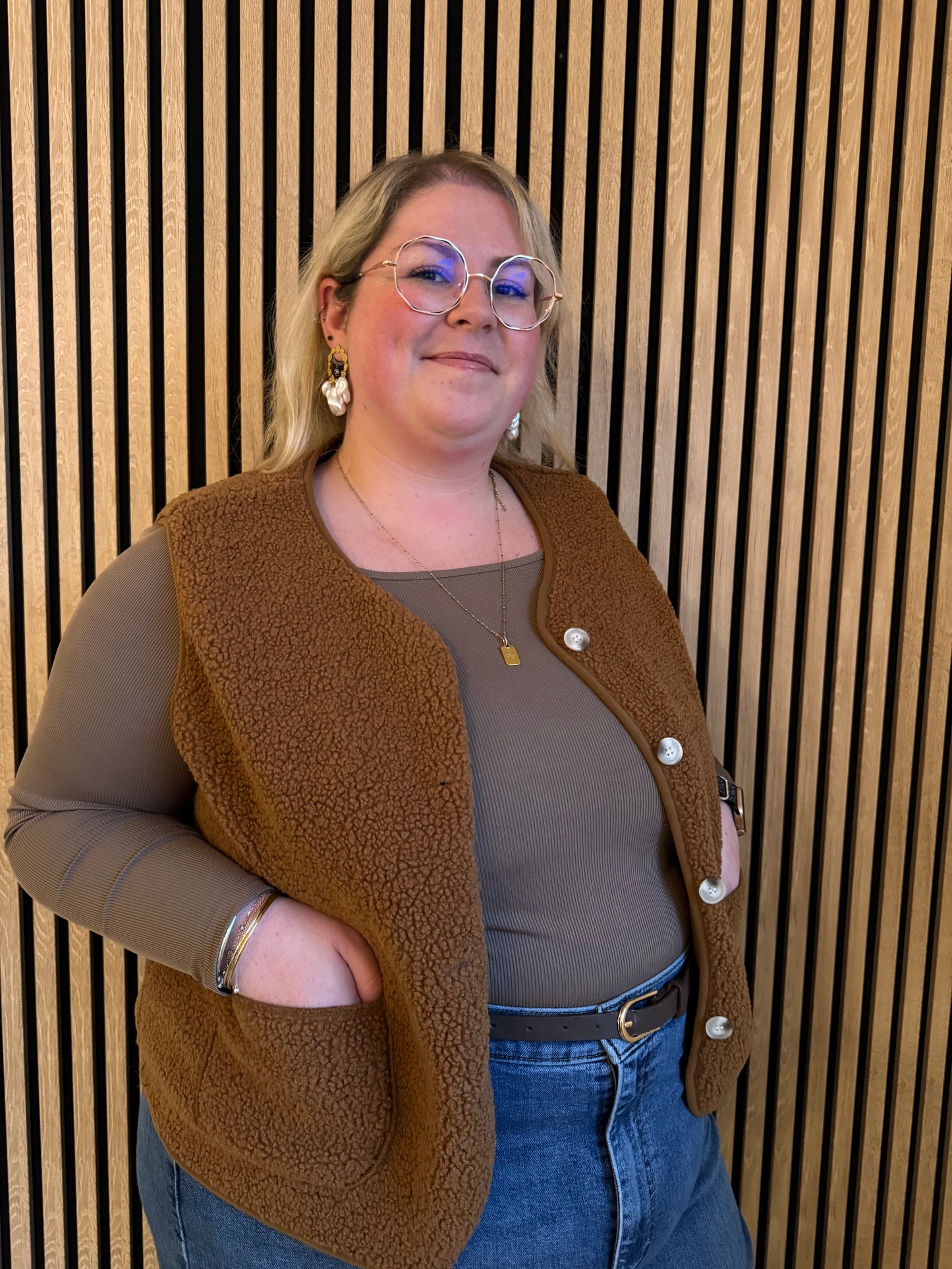 Sans manche Marine petite et grande taille