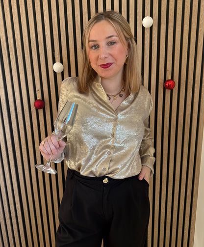 Blouse doré
