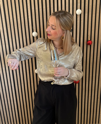 Blouse doré