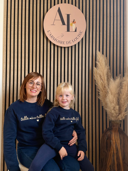 Sweat telle mère telle fille ENFANTS