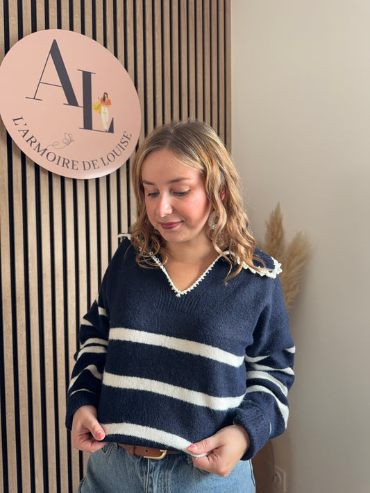Pull marinière Eva