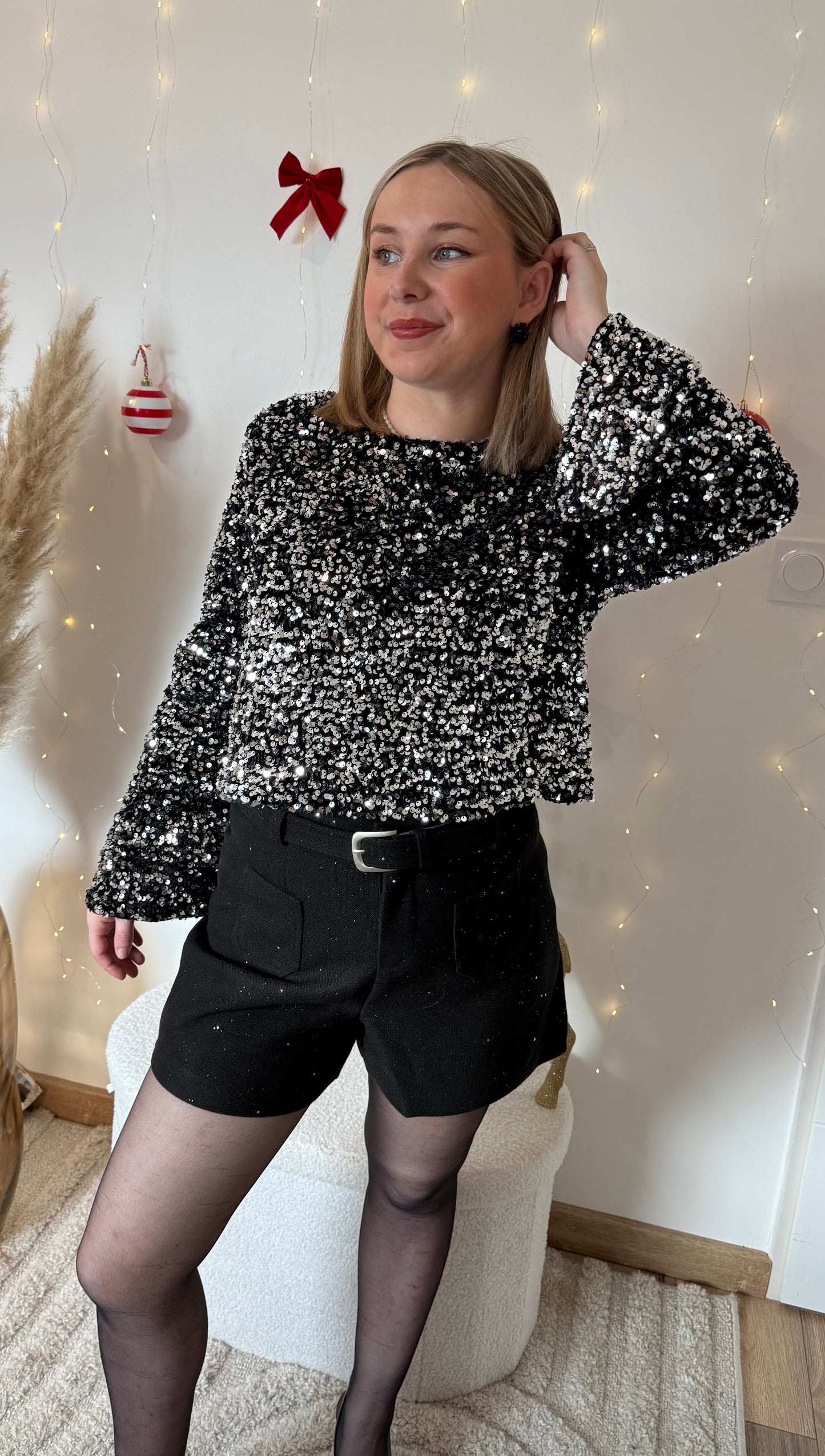 Pull Iris à paillettes