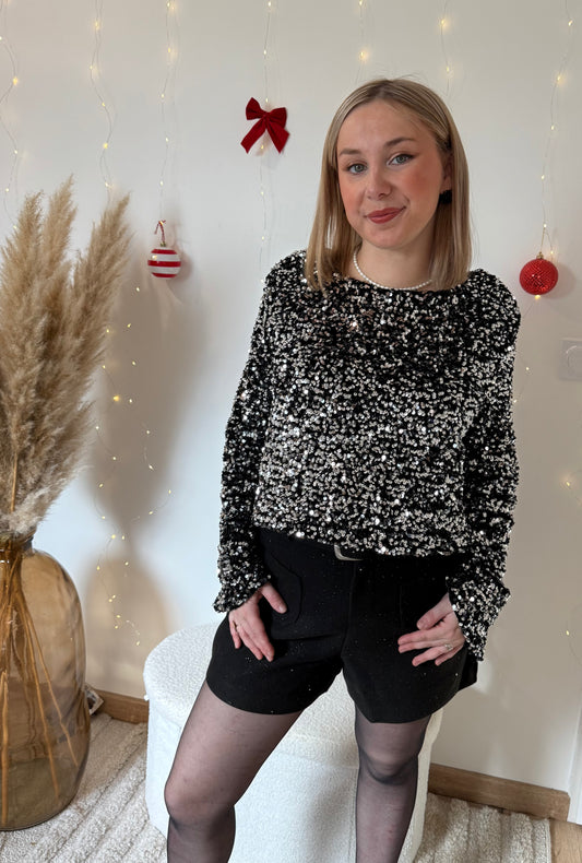 Pull Iris à paillettes