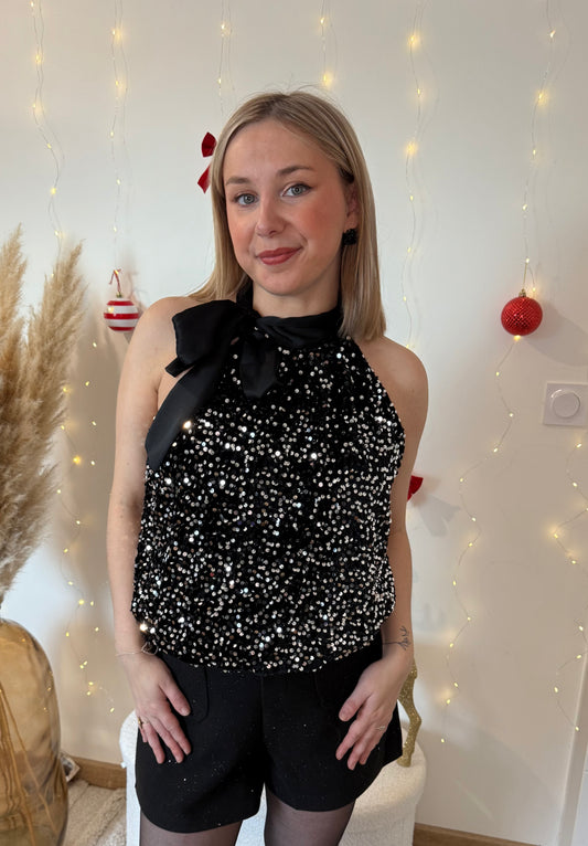 Top Zélie à paillettes