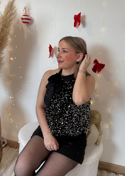 Top Zélie à paillettes